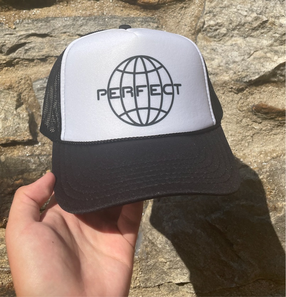 save the world trucker hat